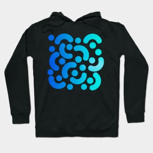 Dots and Noodles Pattern Hoodie